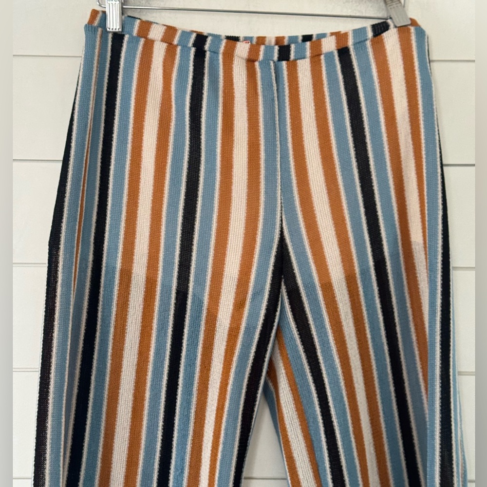 Free People Size S Pants (Bridget Stripe) Costal Beah - Picture 6 of 15